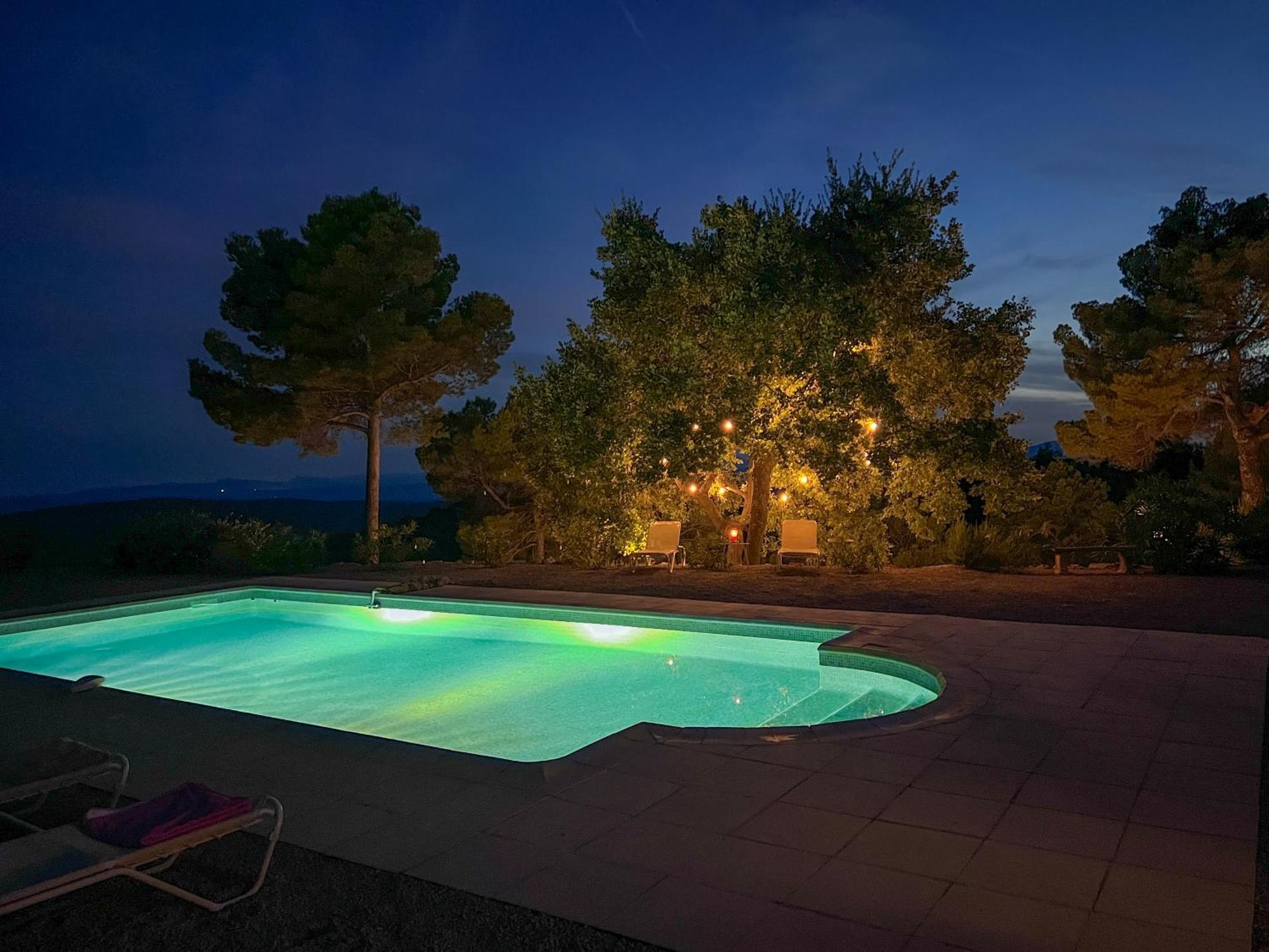 Villa "Le Sortilege" Vue Panoramique Et Piscine 图尔图尔 外观 照片
