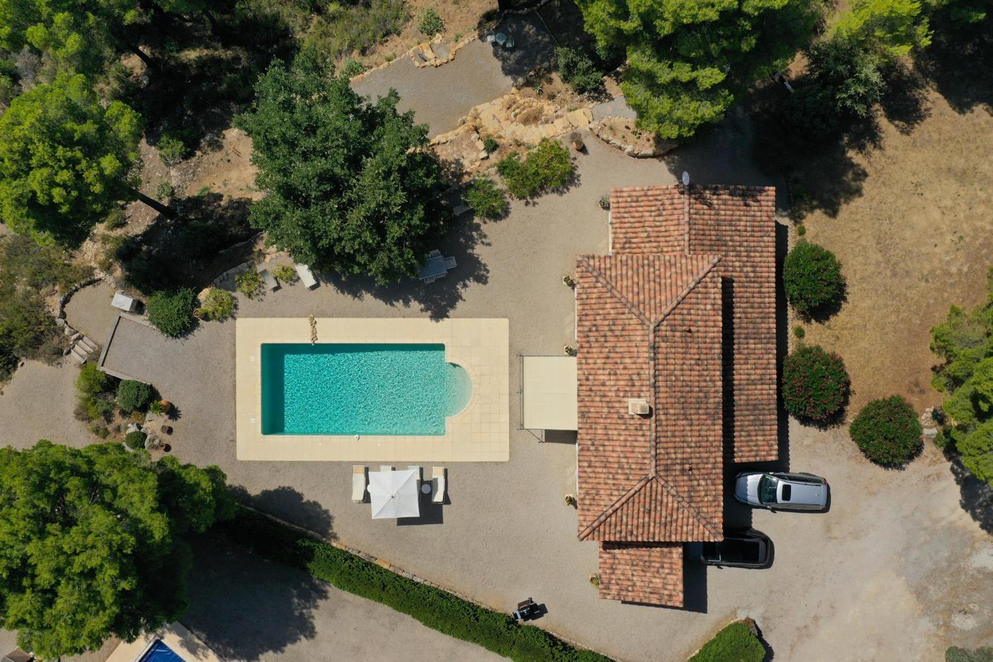 Villa "Le Sortilege" Vue Panoramique Et Piscine 图尔图尔 外观 照片