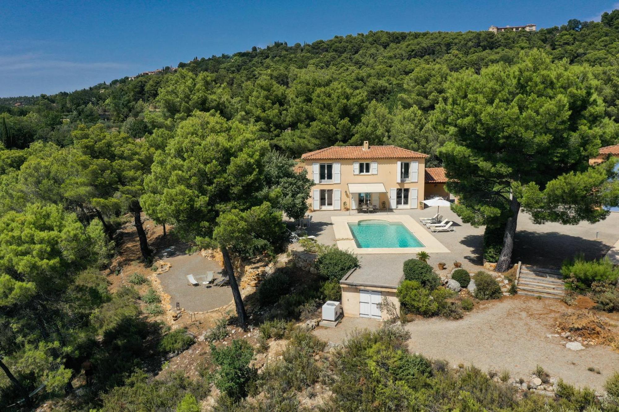 Villa "Le Sortilege" Vue Panoramique Et Piscine 图尔图尔 外观 照片