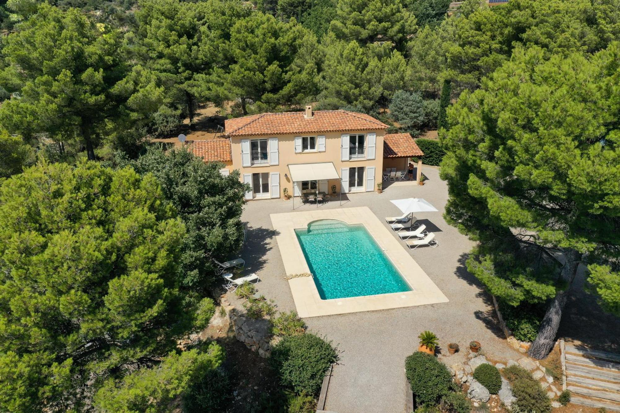 Villa "Le Sortilege" Vue Panoramique Et Piscine 图尔图尔 外观 照片