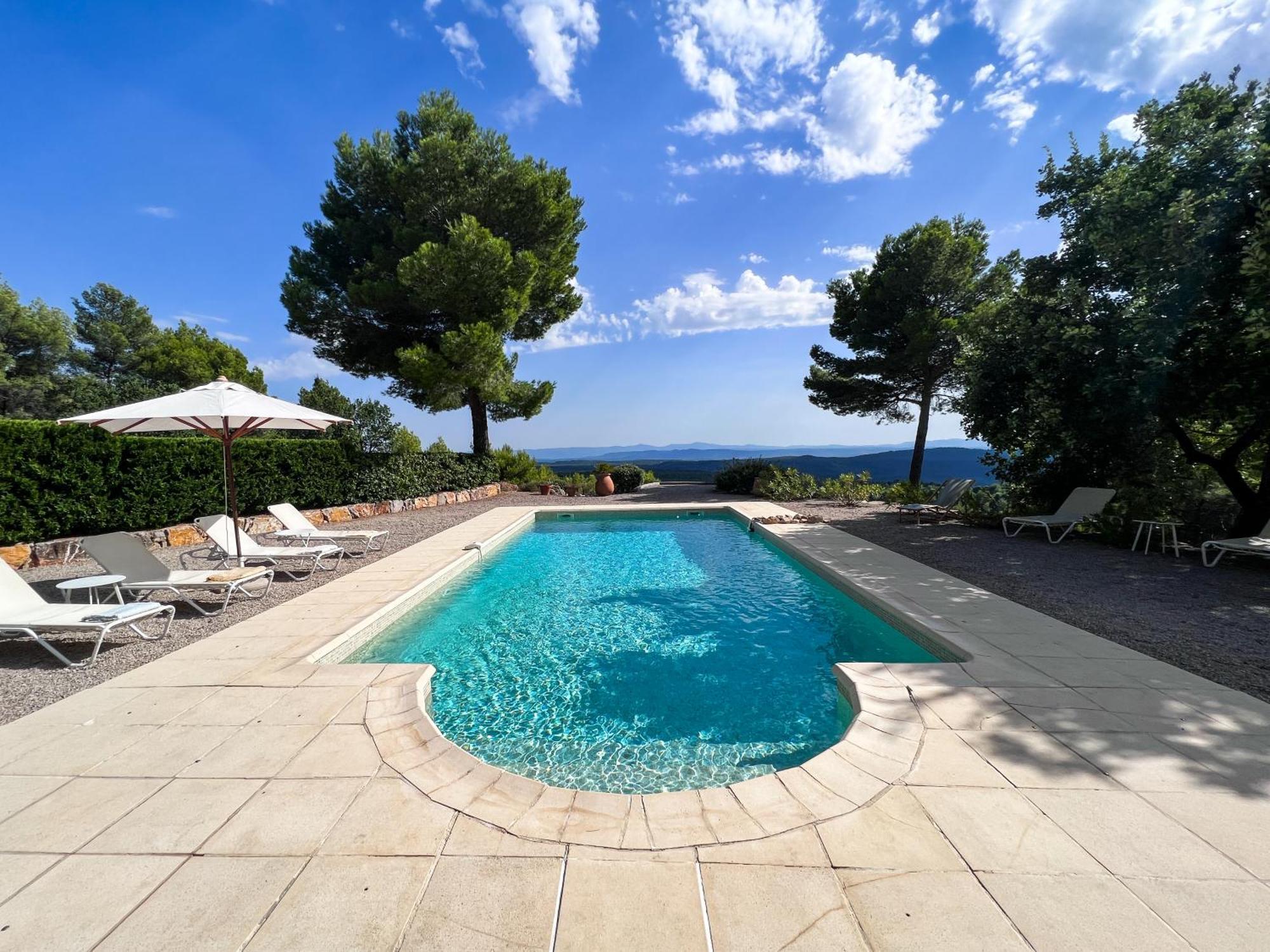 Villa "Le Sortilege" Vue Panoramique Et Piscine 图尔图尔 外观 照片