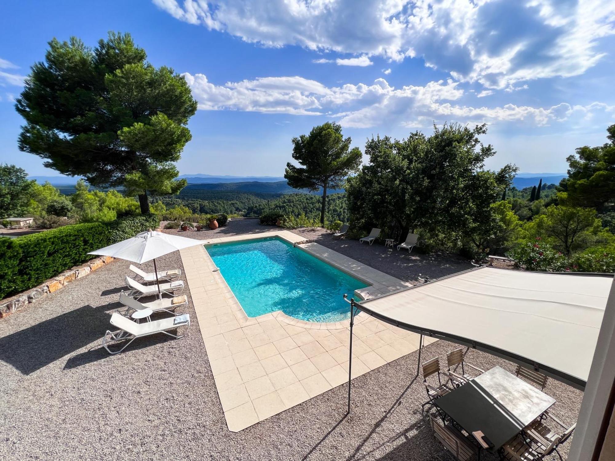 Villa "Le Sortilege" Vue Panoramique Et Piscine 图尔图尔 外观 照片