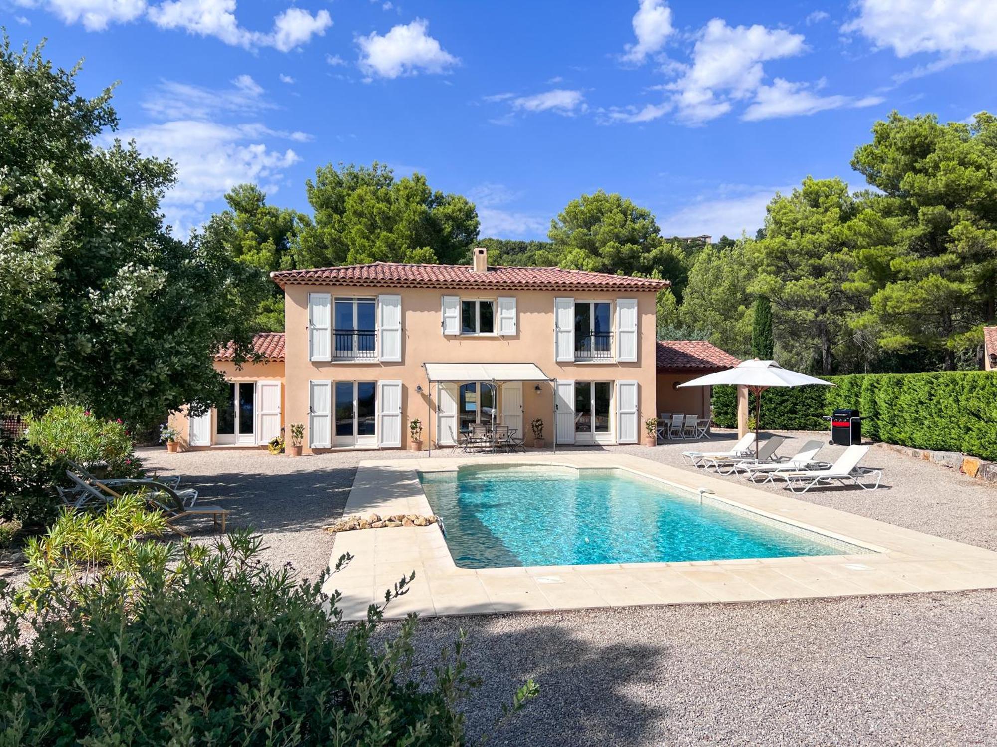 Villa "Le Sortilege" Vue Panoramique Et Piscine 图尔图尔 外观 照片